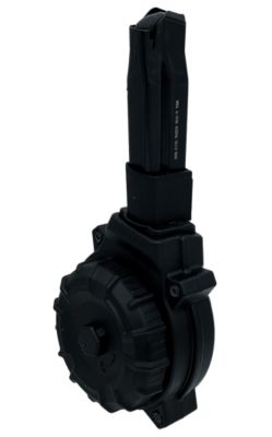 ProMag 50 Rounds 9mm Drum Magazine for Ruger Max-9, Black, Polymer
