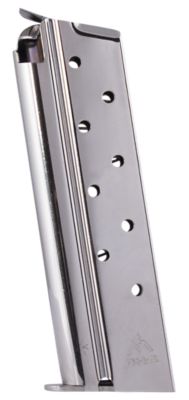 MEC-GAR 9 Round 38 Super Magazine for 1911 Government, Nickel, Carbon Steel