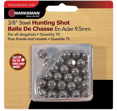 Marksman 3/8 in. Steel Shot for All Slingshots, 250-Pack