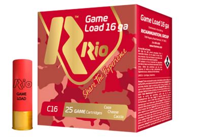 Rio Ammunition 16-Gauge Game Load 7.5-Shot Shotgun Shells, 2.75 in., 1-1/8 oz., 25 Rounds