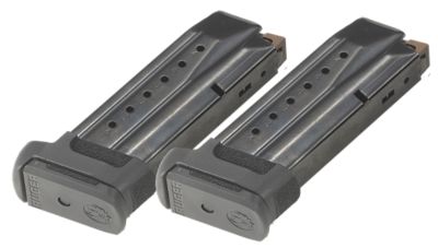Ruger 15 Round 380 ACP Magazine Value Pack for Security 380, Black, Steel, 2-Pack