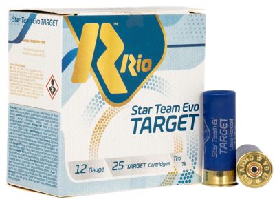 Rio Ammunition 12-Gauge Team Target 8-Shot Shotgun Shells, 2.75 in., 1-1/8 oz., 25 Rounds
