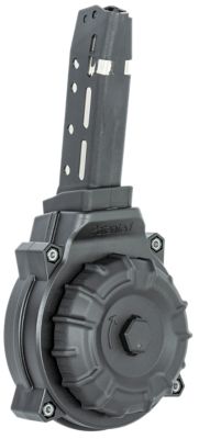 ProMag Standard 40 Round 45 ACP Drum Magazine for Glock 30/21, Black, DuPont Zytel Polymer