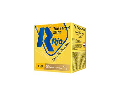 Rio Ammunition 20-Gauge Top Target 7.5-Shot Shotgun Shells, 2.75 in., 7/8 oz., 25 Rounds