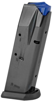 MEC-GAR 10 Round 9mm Luger Magazine for CZ P-01/75 Compact/PCR, Blued, Carbon Steel