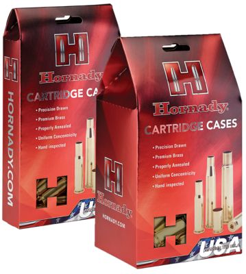 Hornady Unprimed Rifle Cases, 338 ARC, Brass, 50-Rounds