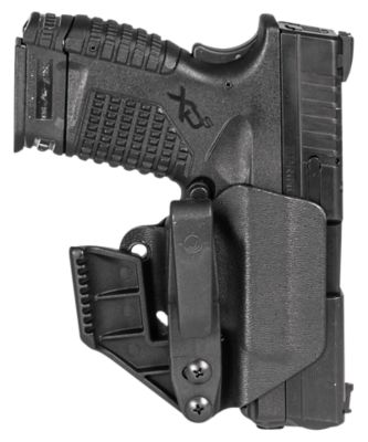 Mission First Tactical Minimalist IWB Holster for Springfield XD-S 9/40 3.30 in. Barrel, Ambidextrous, Black, Polymer