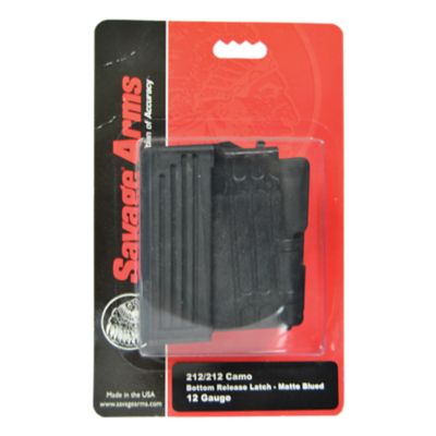 Savage 2 Round 12 Gauge Magazine for Savage 212 Slug, Black, Detachable