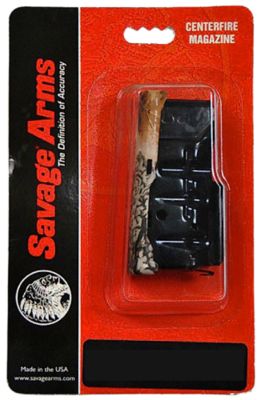 Savage 2 Round 270 WSM/300 WSM Magazine for Savage Axis/Apex/10/110/11/16, Blued, Detachable