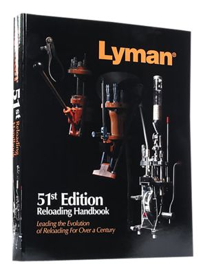 Lyman 51st Edition Hard Cover Reloading Handbook