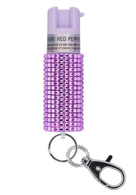 Sabre 25-Burst Compact Pepper Spray with Snap Clip, Lavender