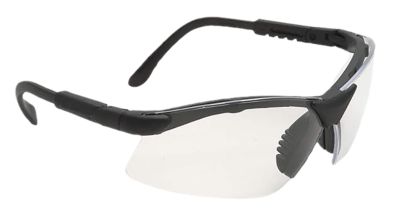 Radians Adult Revelation Anti-Fog Shooting Glasses, Clear/Black