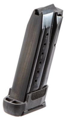 Ruger 15 Round 9mm Luger Magazine for Ruger Security-9 Compact, Black, Oxide Steel
