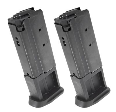 Ruger 10 Round 5.7x28mm Magazine Value Pack for Ruger 57, Black, Oxide Steel, 2-Pack