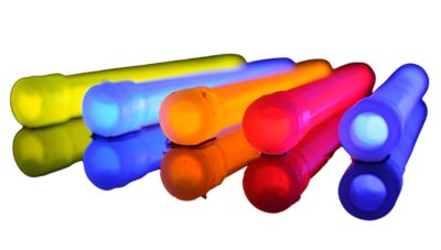 Humvee Accessories 6 in. Waterproof Light Sticks, Multicolor, 10-Pack