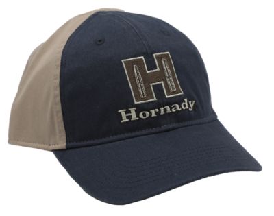 Hornady Unisex H Patch Semi-Structured Cap, Blue/Khaki