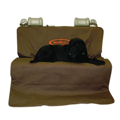 Mud River Two Barrel Seat Cover, Brown, Nylon/Canvas
