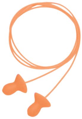 Howard Leight Adult Corded Quiet Foam Earplugs, 26 dB Noise Reduction Rating, Behind The Neck, Orange, 2 Pairs