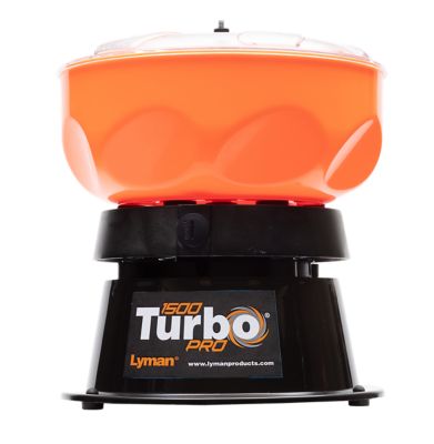 Lyman 1500 Pro Turbo Tumbler, Black/Orange
