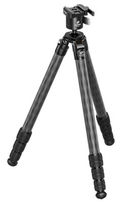 Leofoto USA 60.24 in. SA-X Series Carbon Fiber Tripod, Black