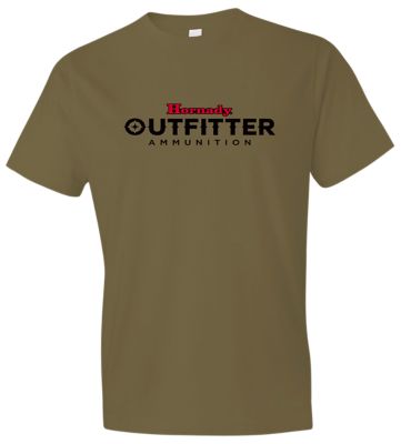 Horizon Design Hornady Gear Men's Big Buck Short-Sleeve T-Shirt, 2XL, Coyote Brown, Cotton, Semi-Fitted