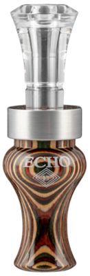 MO Tactical Products Echo Calls Timber Mallard Duck Call, Double Reed, Multi-Color, Diamond Wood