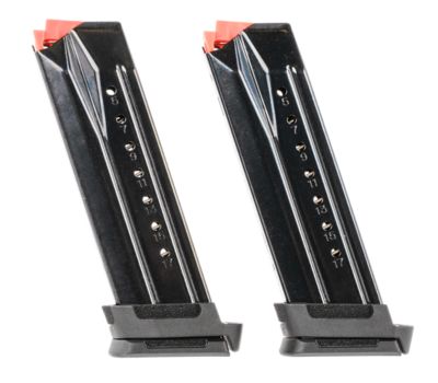 Ruger 17 Round 9mm Luger Magazine Value Pack for Ruger Security-9, Black, Oxide Steel, 2-Pack