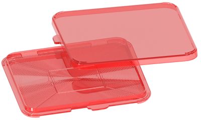 MTM Plastic Primer Flipper Square, Red
