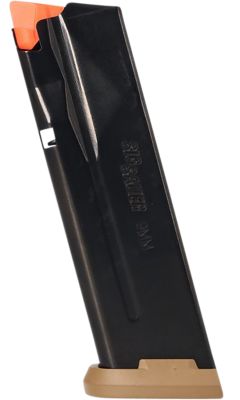 Sig Sauer 17 Round 9mm Luger Magazine for All Sig P365 Models, Coyote Tan, Floor Plate
