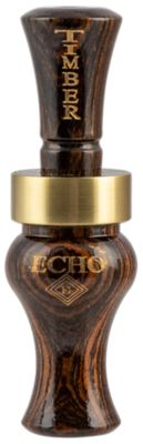 MO Tactical Products Echo Calls Timber Mallard Hen Duck Call, Single Reed, Brown, Bocote Timber
