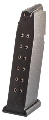 ProMag Standard 13 Round 45 ACP Magazine for Glock 30/21, Black, DuPont Zytel Polymer