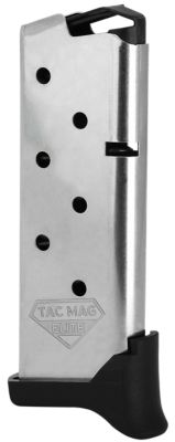 Kimber Tac-Mag 7 Round 9mm Luger Magazine for Kimber Micro 9, Extended, Silver, Steel