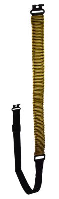 Outdoor Connection Express Sling Paracord Adjustable Rifle/Shotgun Sling, 46 in., Coyote Brown/Black