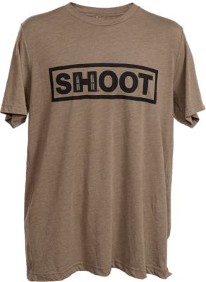 Hornady Men's Shoot Tri-Blend Crew Neck Short-Sleeve T-Shirt, XL, Brown
