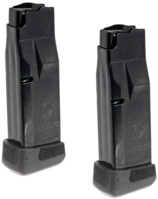 Ruger 12 Round 380 ACP Magazine Value Pack for Ruger LCP Max, Blued, Steel, 2-Pack