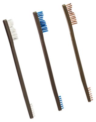 Otis All-Purpose Universal Nylon Brushes, 3 pc.