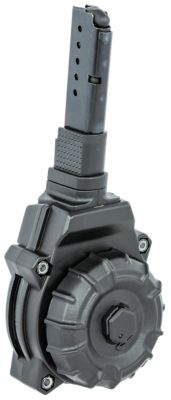 ProMag Standard 32 Round 380 ACP Drum Magazine for Ruger LCP, Black, Polycarbonate