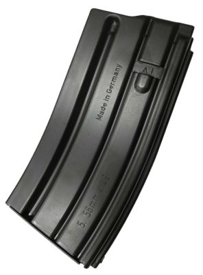 HK 20 Round 5.56mm Magazine for H&K 416/MR556, Black, Steel