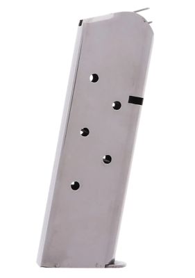 Kimber 7 Round 45 ACP Magazine for 1911, Silver, Steel