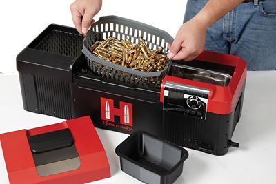 Hornady Lock-N-Load Hot Tub Sonic Cleaner, 9 Liters, Black/Red