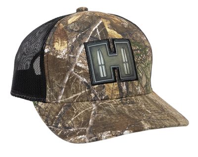Outdoor Cap Unisex Hornady Canvas Structured Cap, OSFA, Realtree Edge Camo/Black