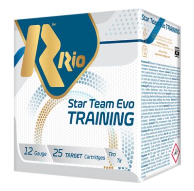 Rio Ammunition 12-Gauge Star Team Training 24 Light 8-Shot Shotgun Shells, 2.75 in., 7/8 oz., 25 Rounds