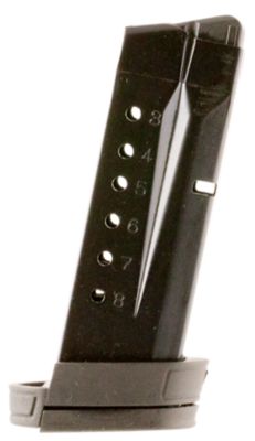 ProMag Standard 8 Round 9mm Luger Magazine for S&W M&P Shield, Blued, Steel