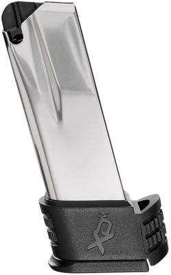 Springfield Armory 15 Round 10mm Auto Magazine for Springfield XD-M Elite Compact, Extended Base Pad, Stainless Steel
