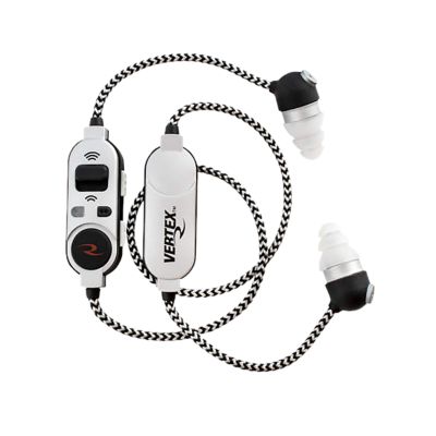 Radians Vertex Electronic Ear Buds, 25 dB Noise Reduction Rating, In The Ear, Black/Gray, 1 Pair