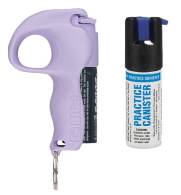 Sabre Quick-Grip Pepper Spray, 12 ft. Range, 0.54 oz., Lavendar