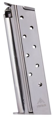 MEC-GAR 8 Round 10mm Auto Magazine for 1911 Government, Nickel, Carbon Steel