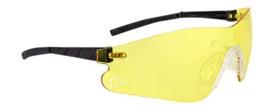 Radians Youth Half-Frame Shooting Glasses, Amber/Black