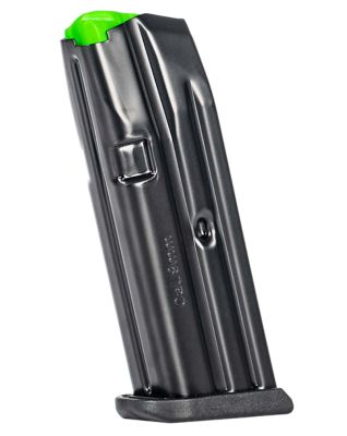 MEC-GAR 10 Round 9mm Luger Magazine for Glock 19, Black, Carbon Steel, Does Not Fit 19X