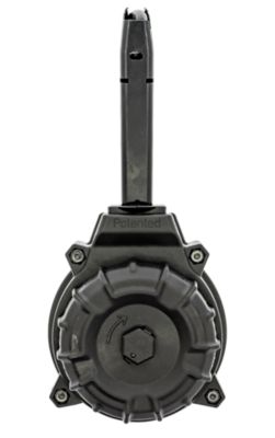 ProMag 50 Round 9mm Drum Magazine for Taurus TH9, Black, DuPont Zytel Polymer